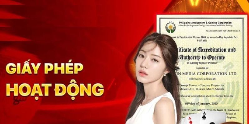 Giấy phép hoạt động nhà cái ABC8